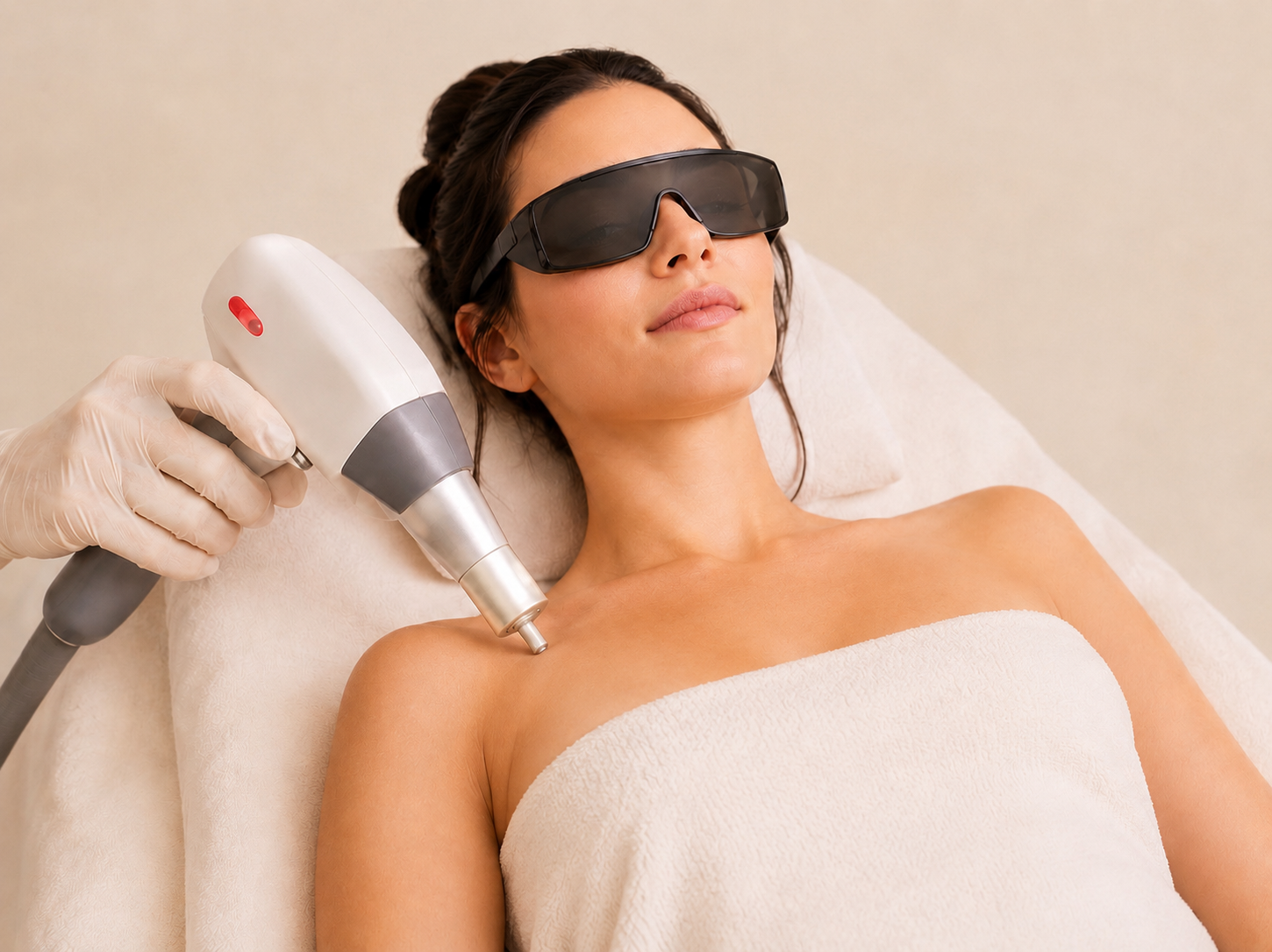 Advanced skin treatment visual